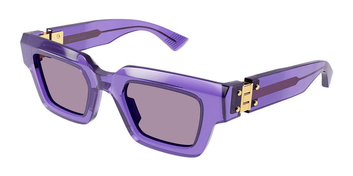 Image of Bottega Veneta BV1230S 003 Óculos de Sol Purple Masculino PRT
