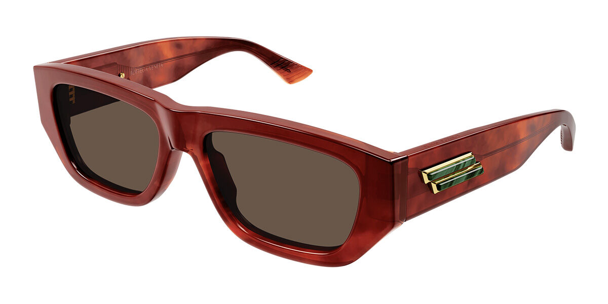 Image of Bottega Veneta BV1252S 002 Óculos de Sol Tortoiseshell Masculino PRT