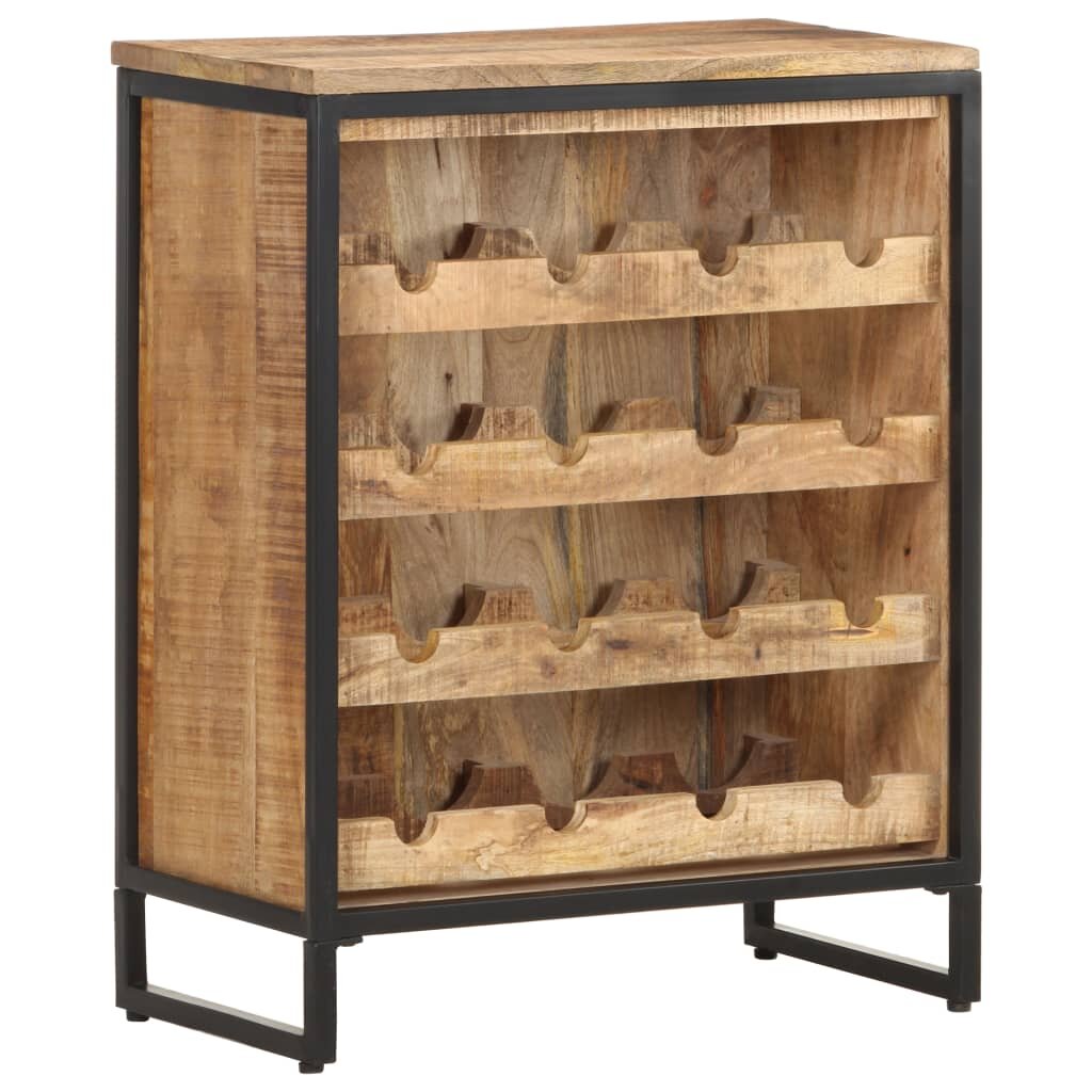 Image of Bottle Cabinet 244"x13"x309" Rough Mango Wood
