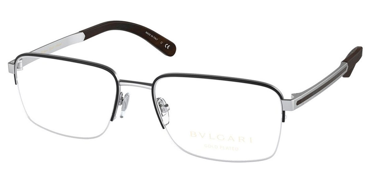 Image of Bvlgari BV1112K Formato Asiático 2007 Óculos de Grau Pretos Masculino BRLPT