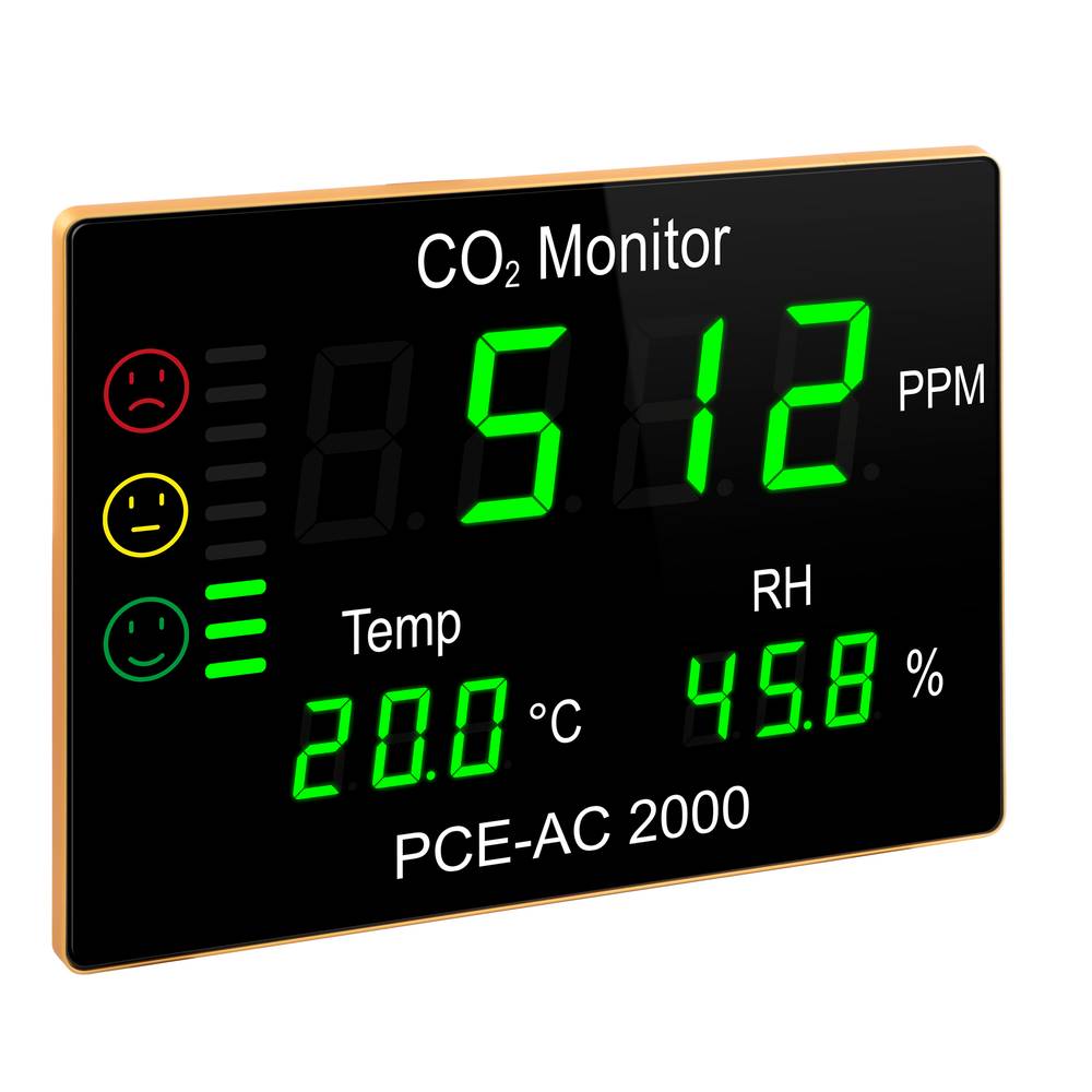 Image of CO2 detector PCE Instruments Temperature Humidity CO2