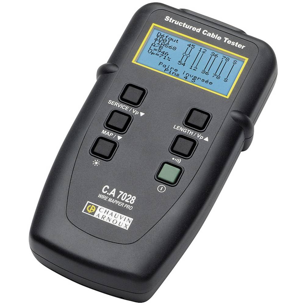Image of Cable tester P01129501 Chauvin Arnoux CA 7028 Networks Telecom