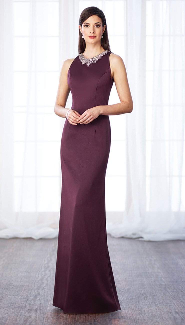 Image of Cameron Blake - 116659 Long Evening Gown with Keyhole Back