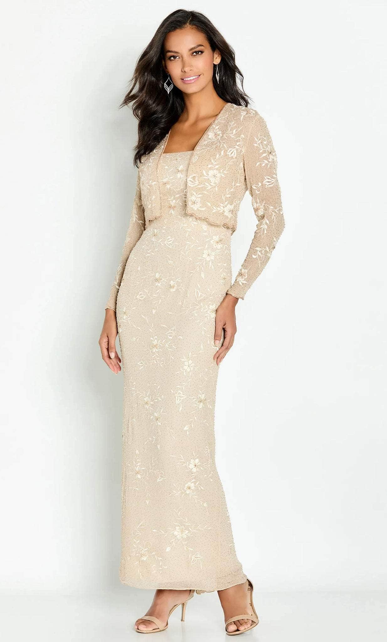 Image of Cameron Blake CB137 - Evening Mother of the Bride Dress with Jacket