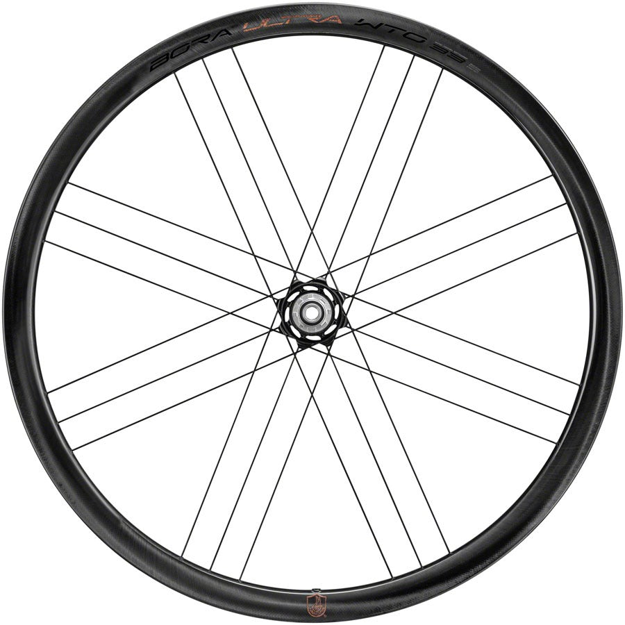Image of Campagnolo Bora Ultra WTO 33 Rear Wheel - 700c 12 x 142mm Center-Lock N3W 2-Way Fit Gray