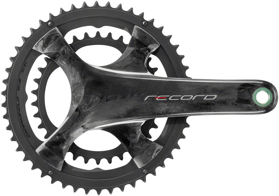 Image of Campagnolo Record Crankset - 1725mm 12-Speed 50/34t 112/146 Asymmetric BCD Carbon