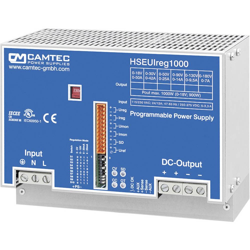 Image of Camtec HSEUIreg1000118T Bench PSU (adjustable voltage) 0 - 18 V DC 0 - 50 A 1008 W No of outputs 1 x