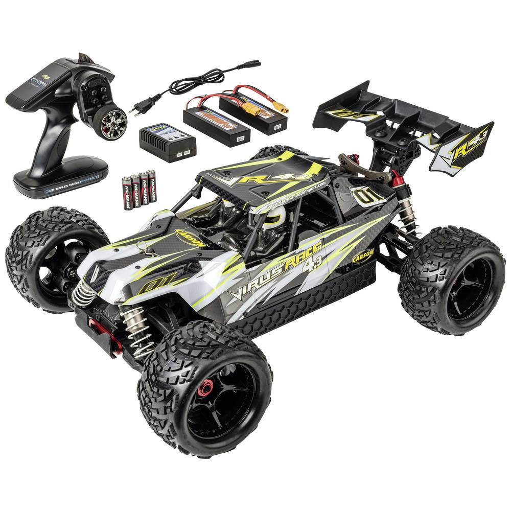 Image of Carson Modellsport Virus Race 43 4S 1:8 RC model car Electric Buggy RtR 24 GHz
