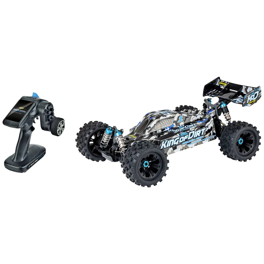 Image of Carson RC Sport King of Dirt Buggy 4S Brushless 1:8 RC model car Electric Buggy 4WD RtR 24 GHz