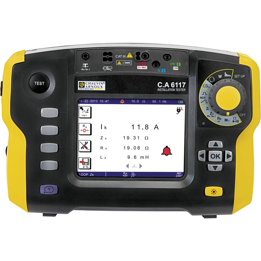 Image of Chauvin Arnoux CA 6117 + Software Dataview Electrical tester set VDE standard 0100 0105 0413