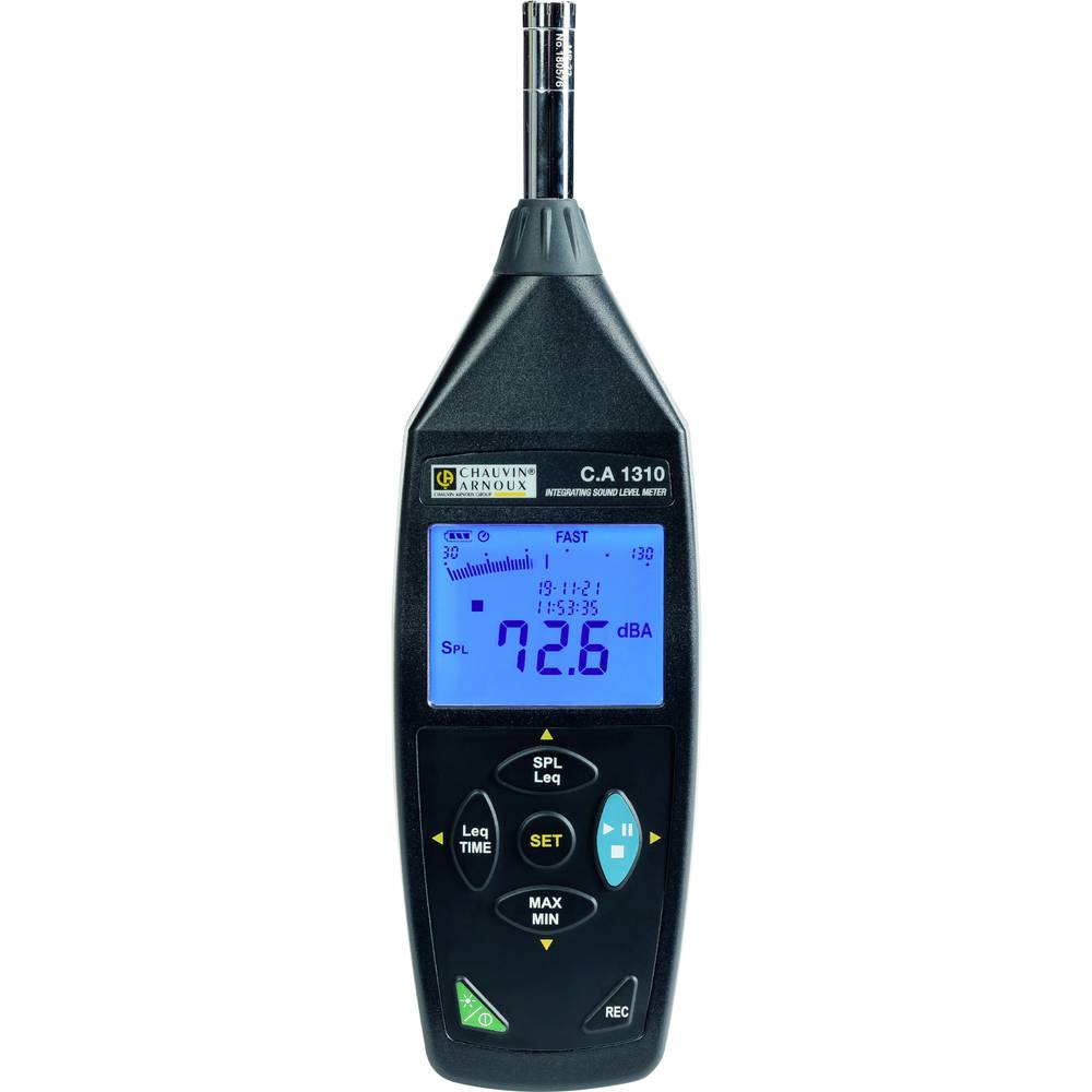 Image of Chauvin Arnoux Sound level meter Data logger CA 1310 30 - 130 dB 20 Hz - 8 kHz
