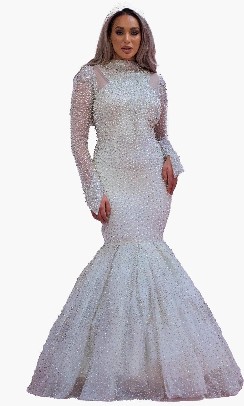 Image of Chic and Holland BR1988 - Beaded Mermaid Bridal Dress
