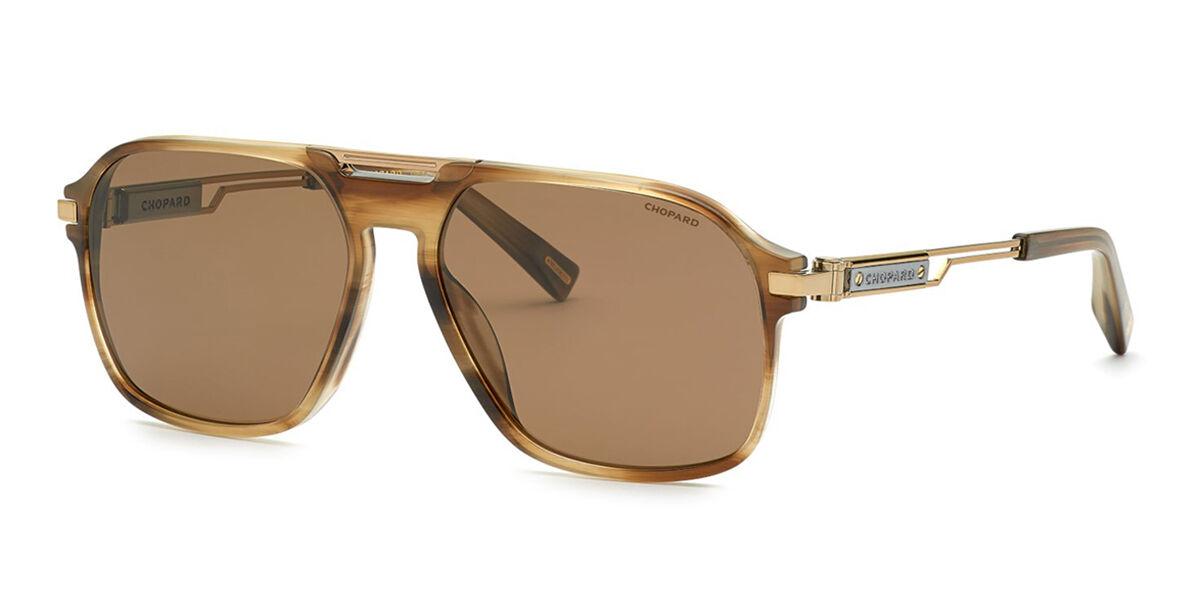 Image of Chopard SCH347 Polarized 6YHP Óculos de Sol Marrons Masculino BRLPT