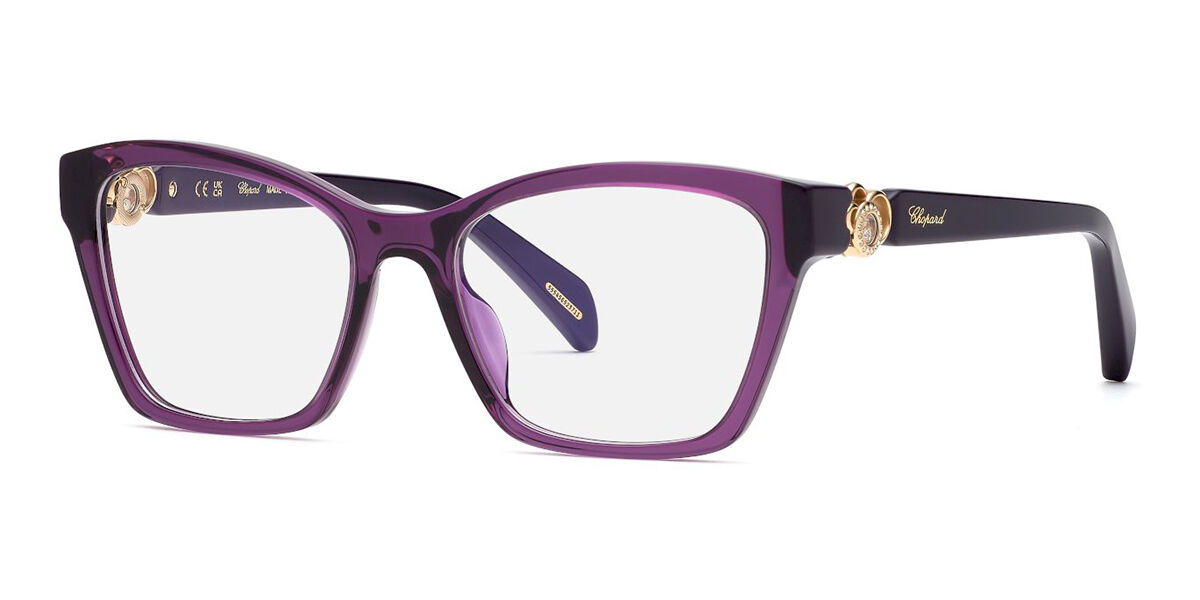 Image of Chopard VCH355S 096Z 54 Lunettes De Vue Femme Purple (Seulement Monture) FR