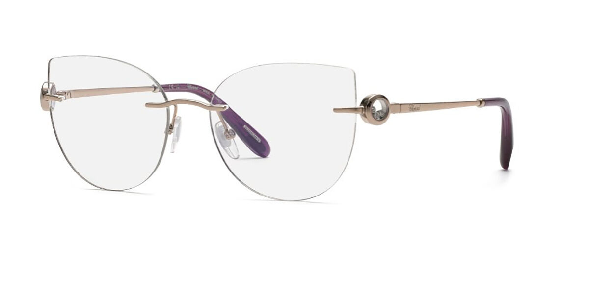 Image of Chopard VCHL27S 0A39 55 Lunettes De Vue Femme Dorées (Seulement Monture) FR