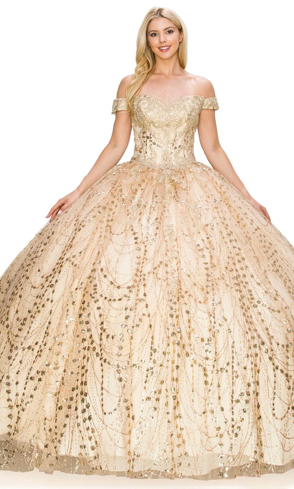 Image of Cinderella Couture 8033J - Embellished Sweetheart Ballgown