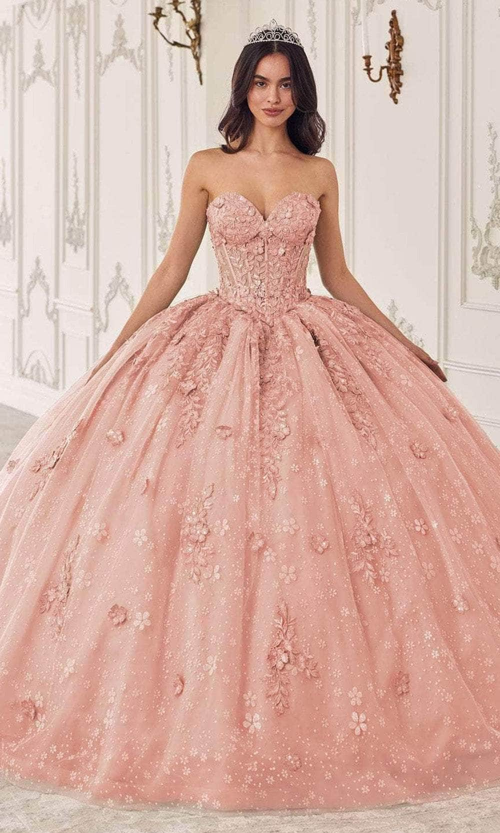 Image of Cinderella Divine 15722 - Ballgown with Statement Puff Sleeves