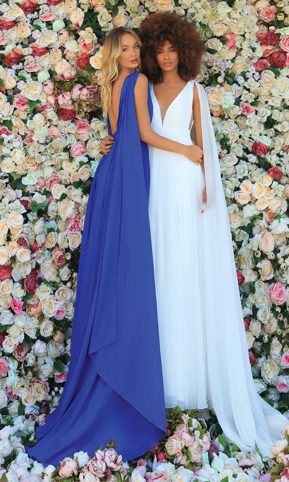Image of Clarisse - 810287 Draping Cascade Gown