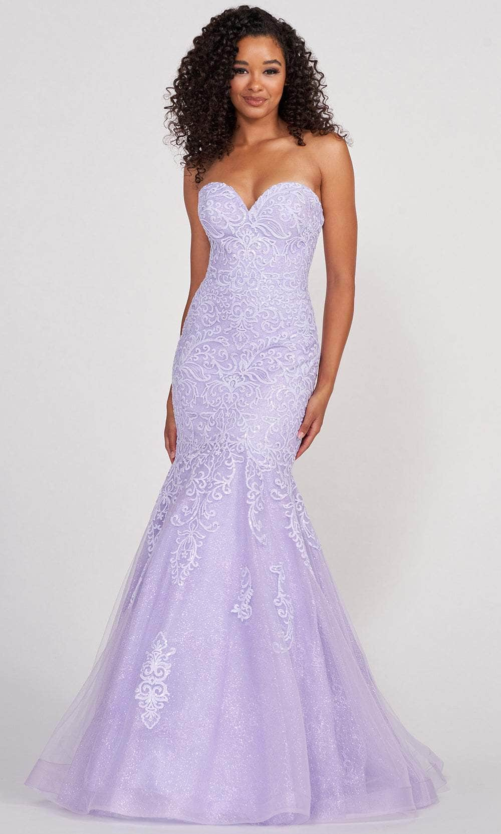 Image of Colette By Daphne CL2005 - Strapless Mermaid Prom Gown