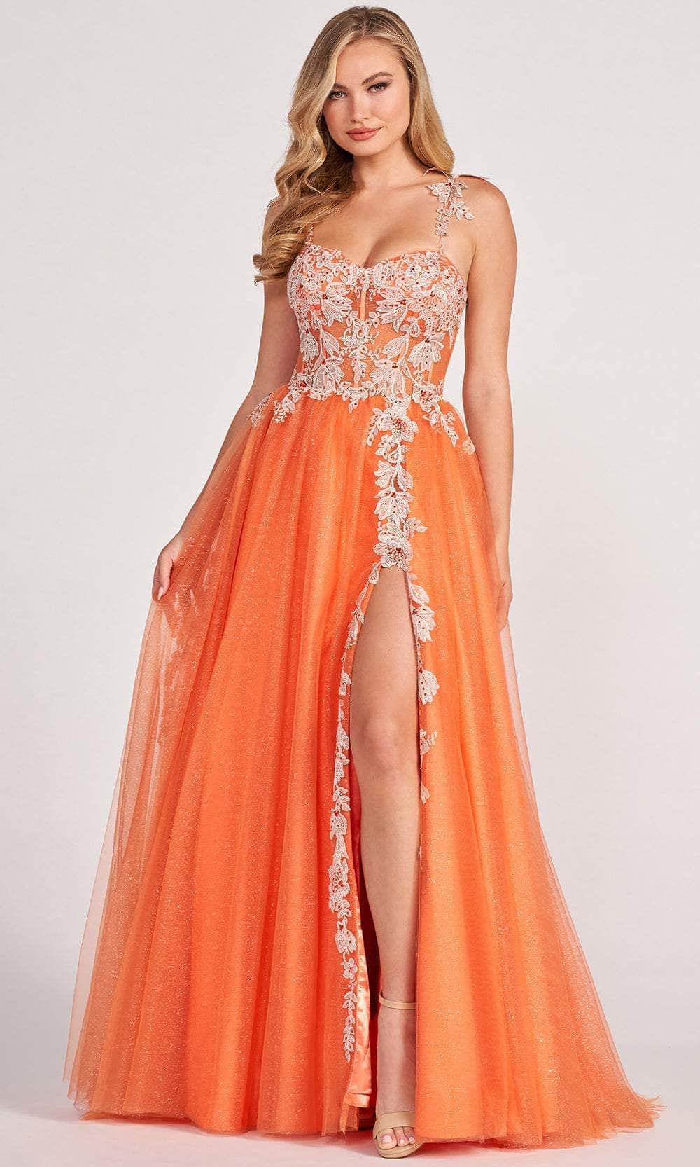 Image of Colette By Daphne CL2020 - Embroidered Sleeveless Prom Gown