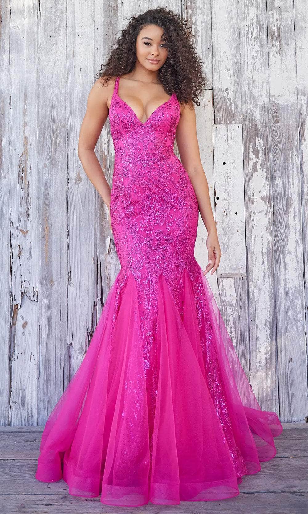 Image of Colette By Daphne CL5109 - Lace Up Back Prom Dress