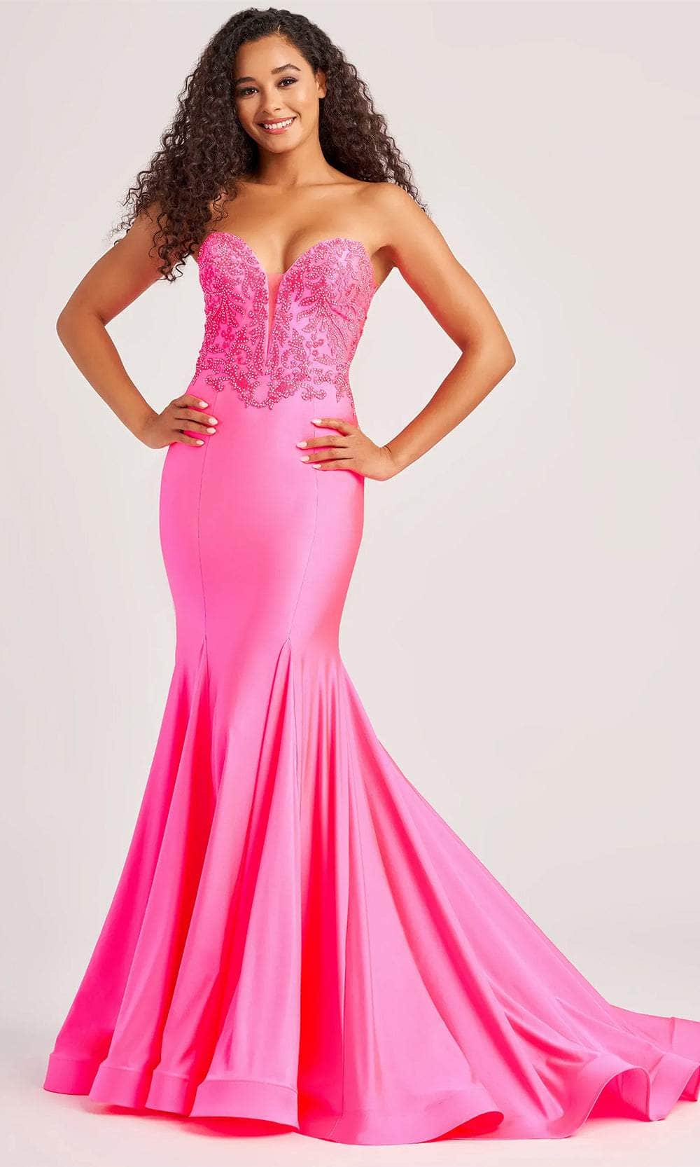 Image of Colette By Daphne CL5112 - Beaded Sweetheart Prom Dress