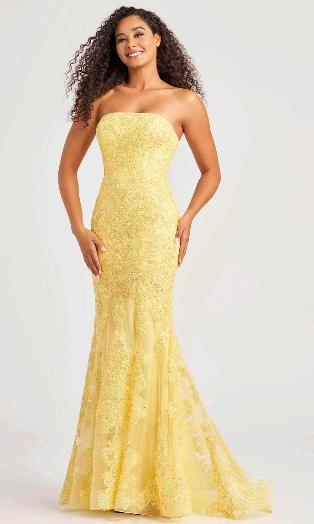 Image of Colette By Daphne CL5123 - Strapless Mermaid Prom Dress