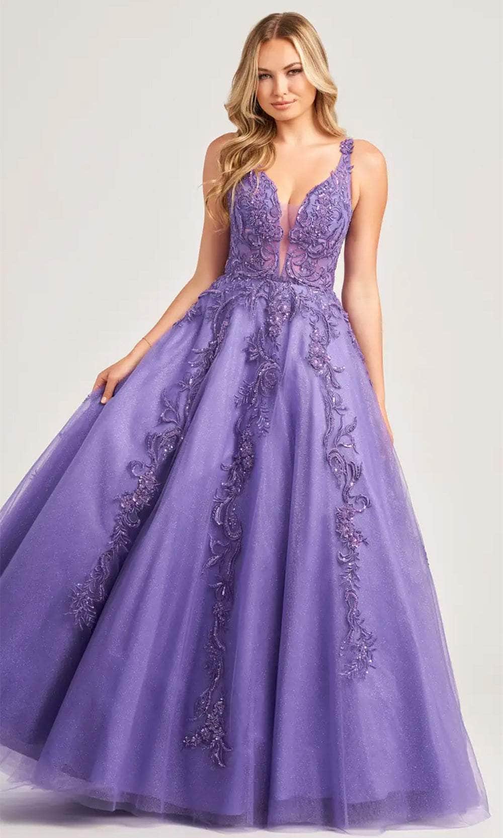 Image of Colette By Daphne CL5261 - Sleeveless Beaded Prom Dress