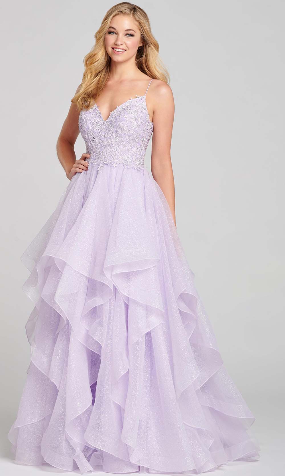 Image of Colette for Mon Cheri CL12129 - Tiered Skirt Prom Gown