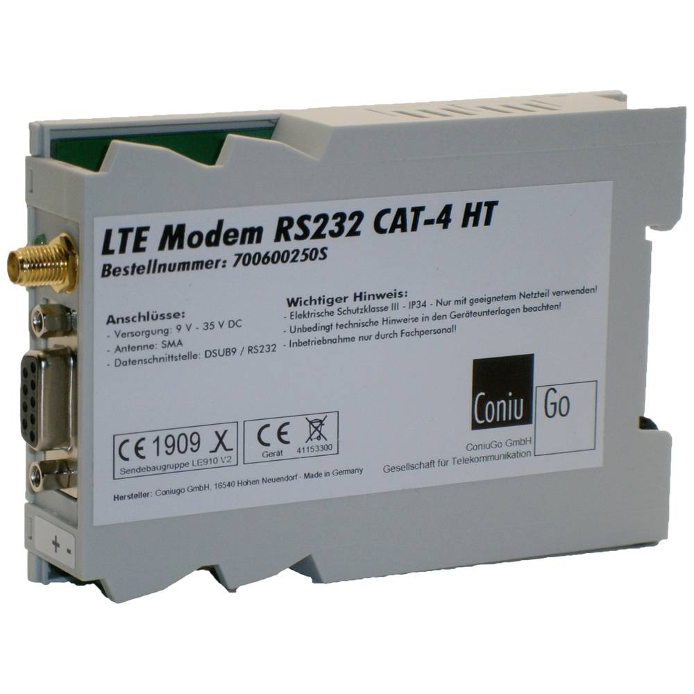 Image of ConiuGo 700600250S LTE modem 9 V DC 12 V DC 24 V DC 35 V DC Function (GSM): Notify