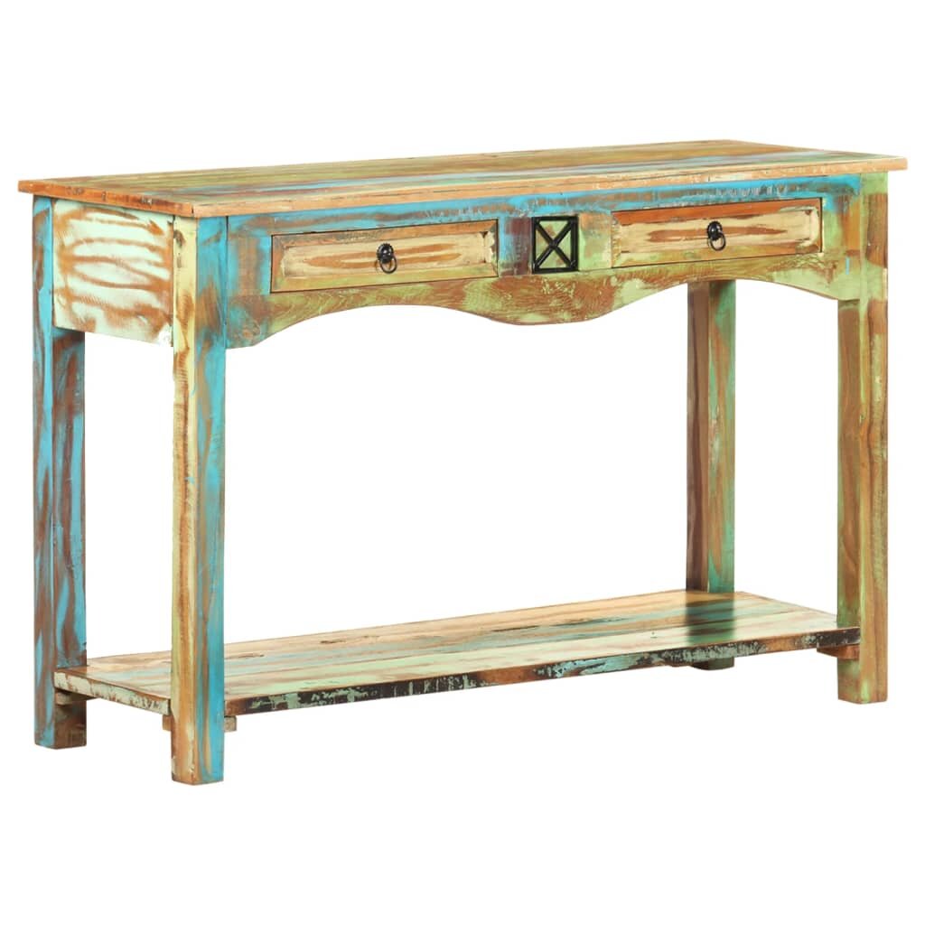 Image of Console Table 472"x157"x295" Solid Reclaimed Wood