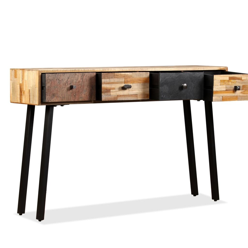Image of Console Table Solid Reclaimed Teak 472"x118"x299"