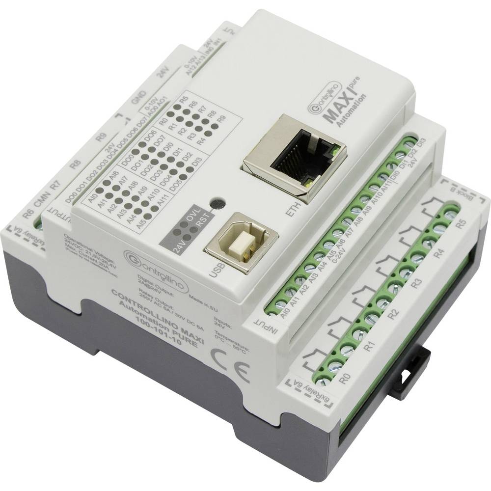 Image of Controllino MAXI Automation pure 100-101-10 PLC controller 24 V DC
