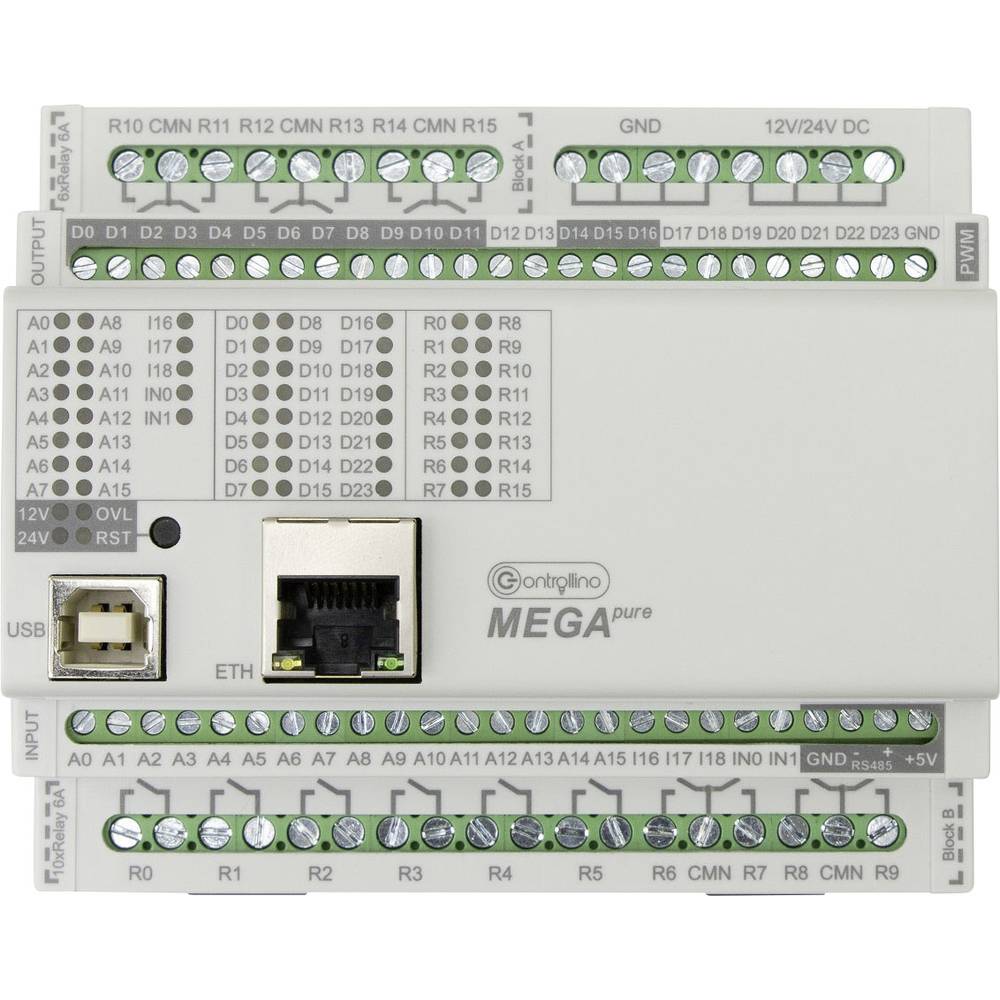 Image of Controllino MEGA pure 100-200-10 PLC controller