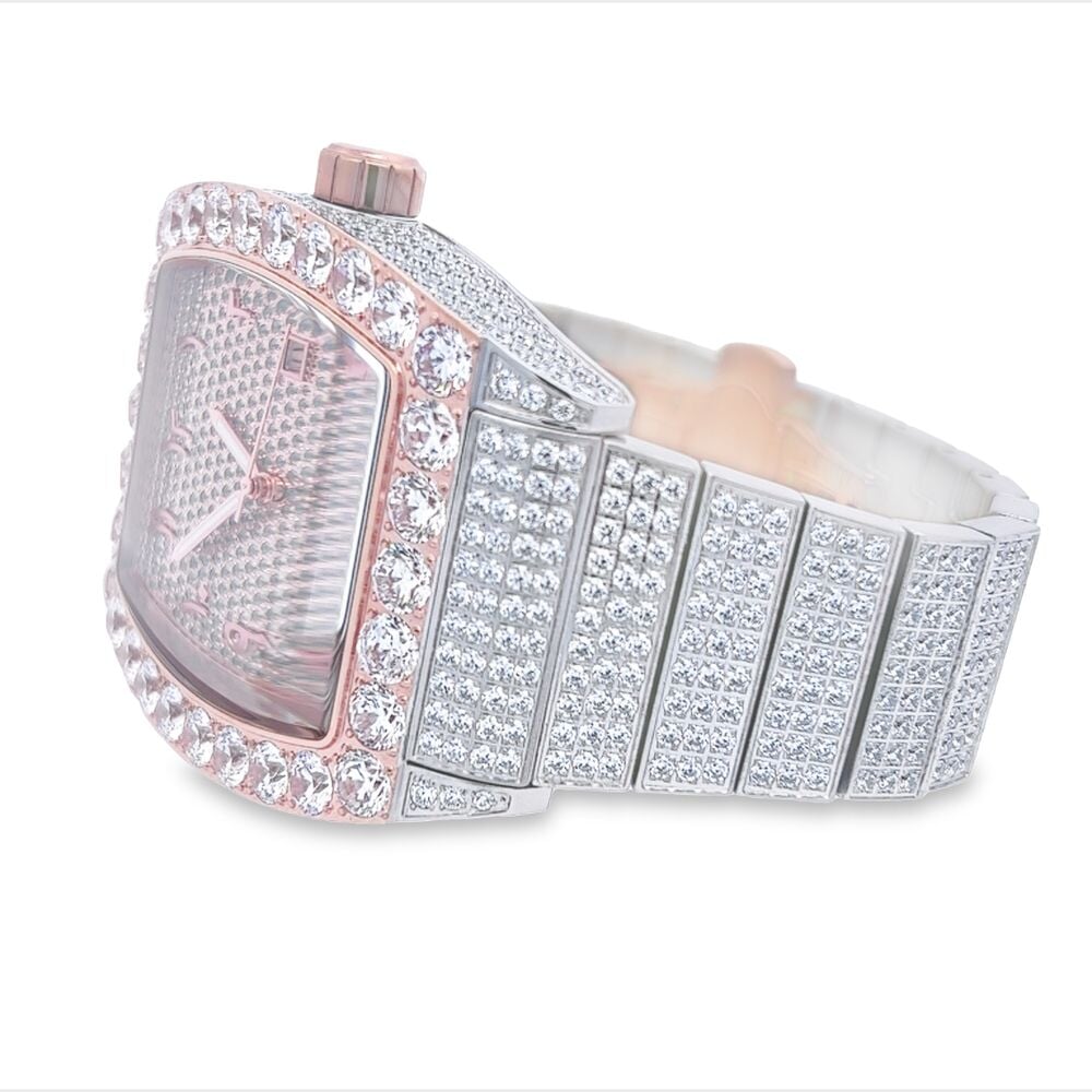 Image of Custom Emperor VVS Moissanite Iced Out Watch ID 42422677504193