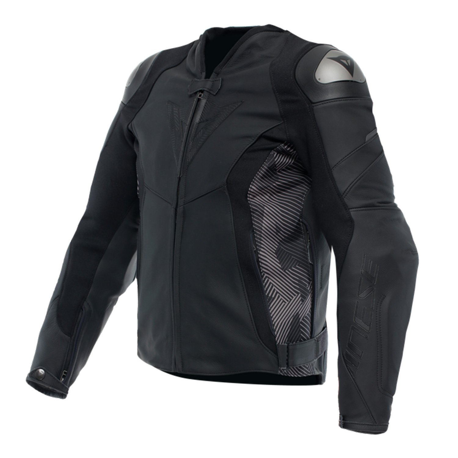 Image of Dainese Avro 5 Leather Noir Anthracite Blouson Taille 46
