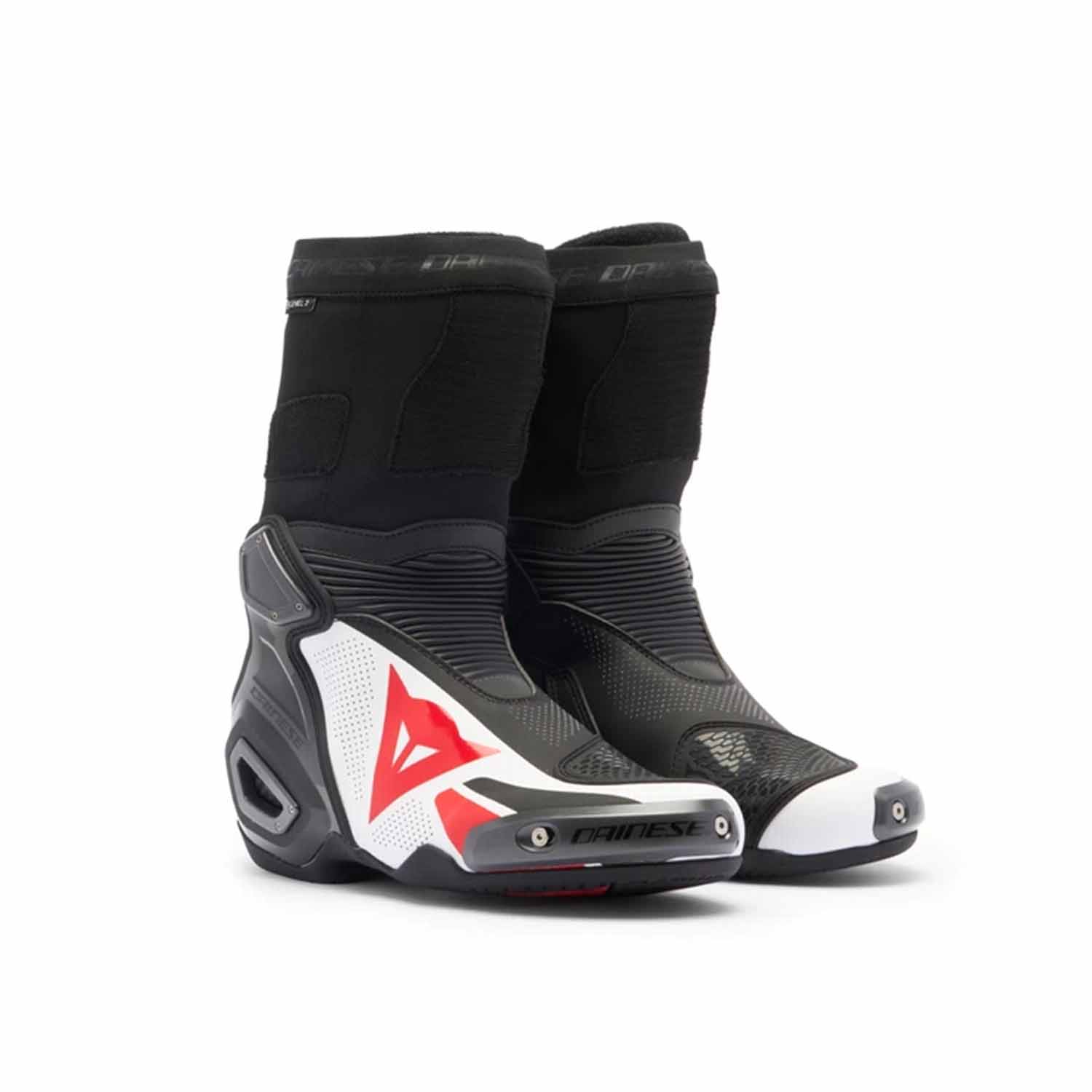 Image of Dainese Axial 2 Air Boots Black White Lava Red Size 40 ID 8051019739810