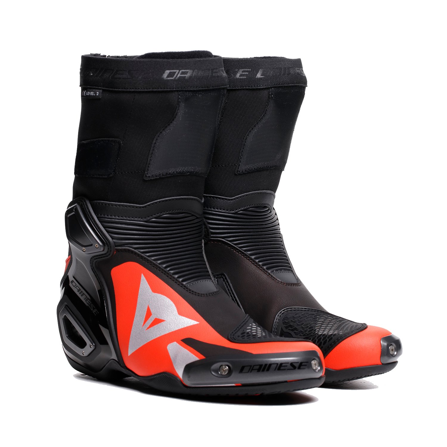 Image of Dainese Axial 2 Boots Black Red Fluo Taille 42