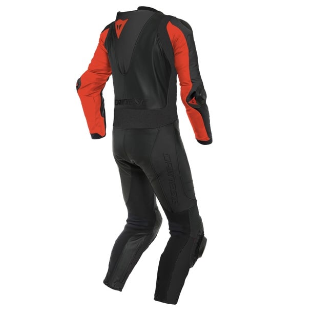 Image of Dainese Laguna Seca 5 Perforated Black Fluo Red1 Piece Size 44 EN