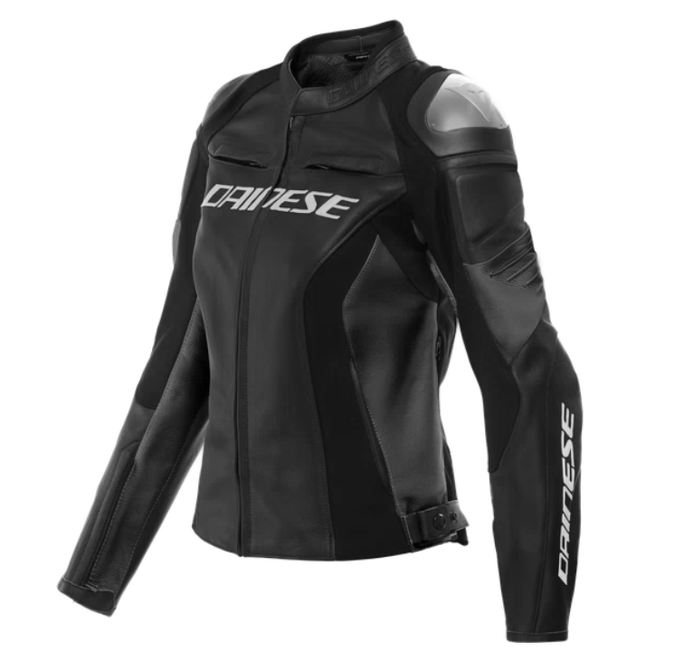 Image of Dainese Racing 4 Lady Leather Schwarz Jacke Größe 42