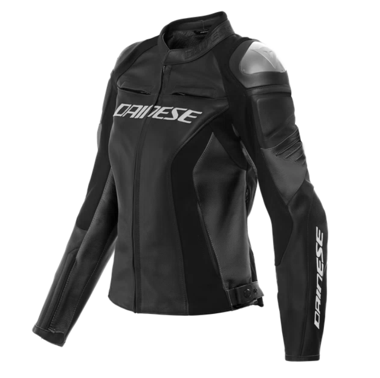 Image of Dainese Racing 4 Lady Leather Schwarz Jacke Größe 44