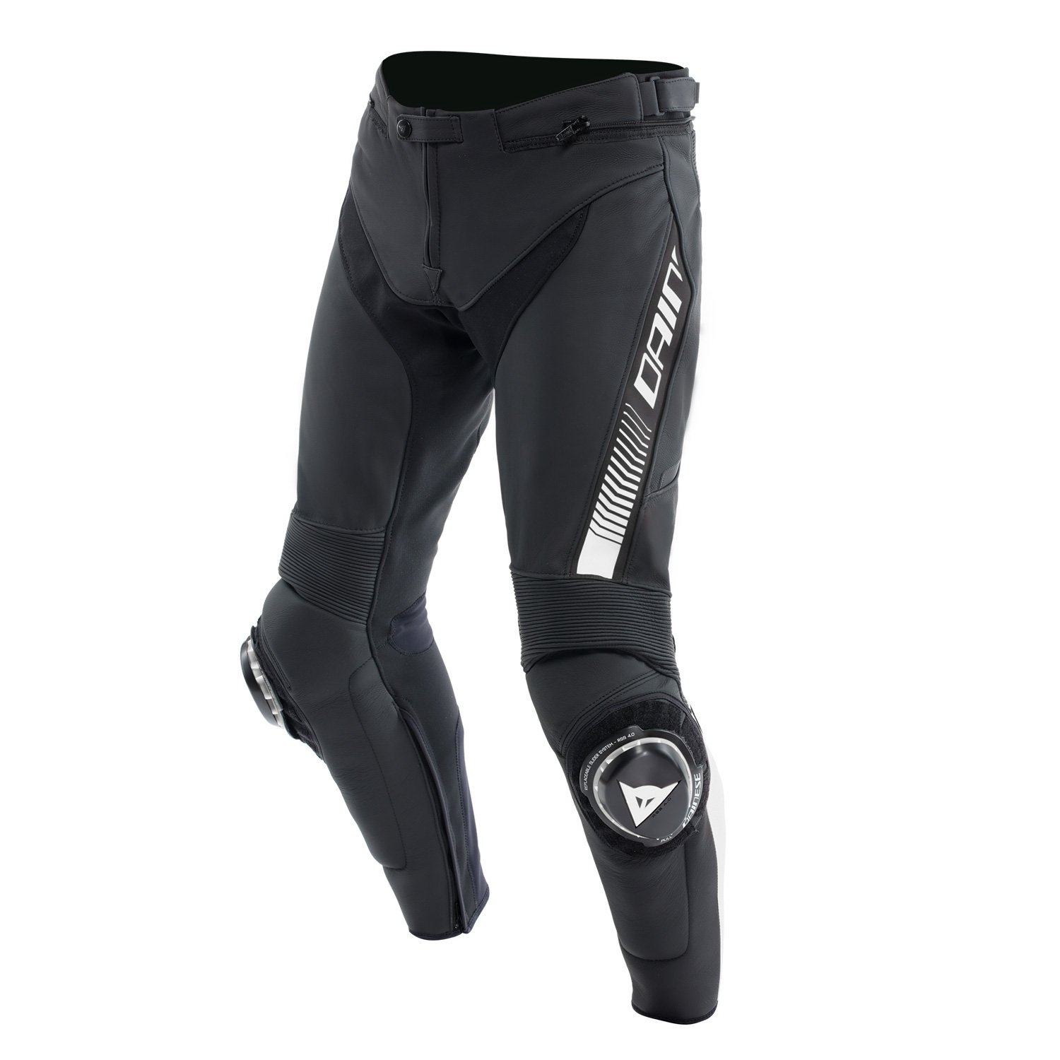 Image of Dainese Super Speed Leather Pants Black White Talla 48