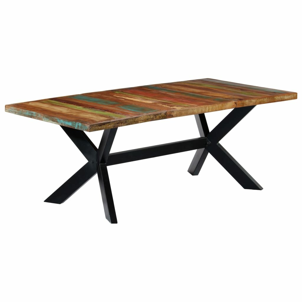 Image of Dining Table 787"x394"x295" Solid Reclaimed Wood