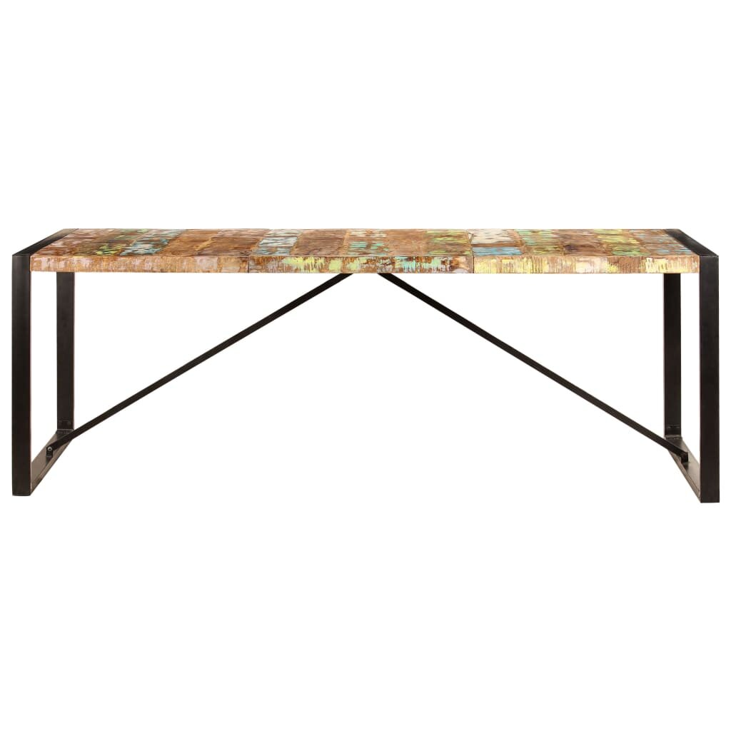Image of Dining Table 866"x394"x295" Solid Reclaimed Wood