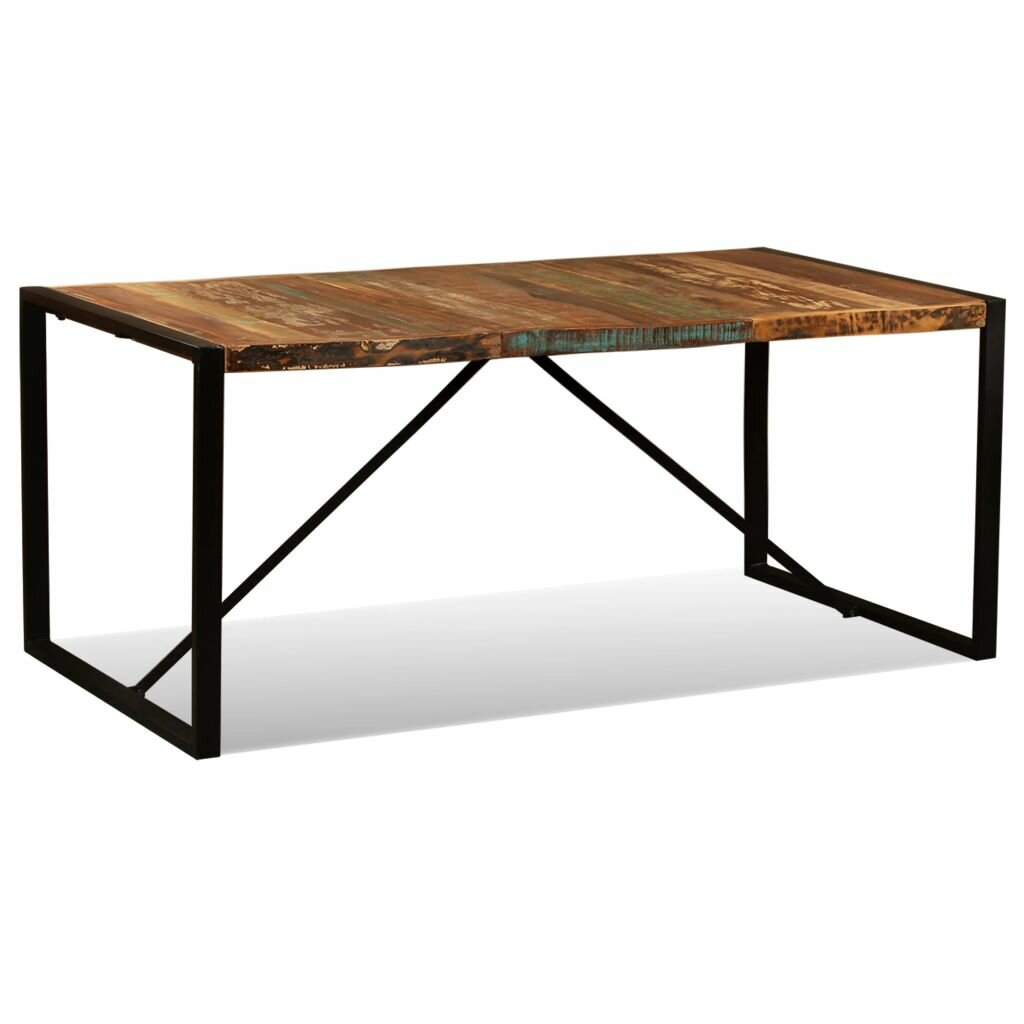 Image of Dining Table Solid Reclaimed Wood 709"