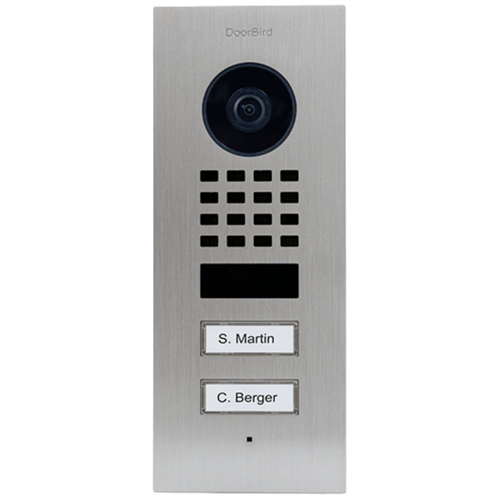 Image of DoorBird D1102V Unterputz IP video door intercom Wi-Fi LAN Outdoor panel V4A stainless steel (brushed)