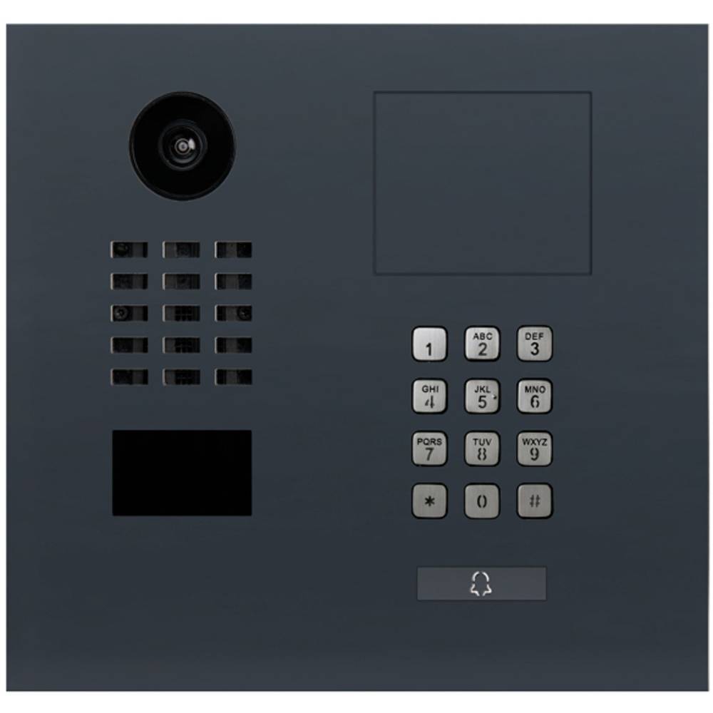 Image of DoorBird D2101KH IP video door intercom LAN Outdoor panel Stainless steel RAL 7016 (semi-gloss)