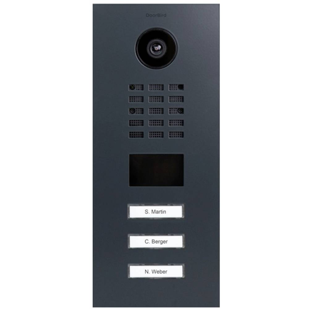 Image of DoorBird D2103V IP video door intercom LAN Outdoor panel Stainless steel RAL 7016 (semi-gloss)