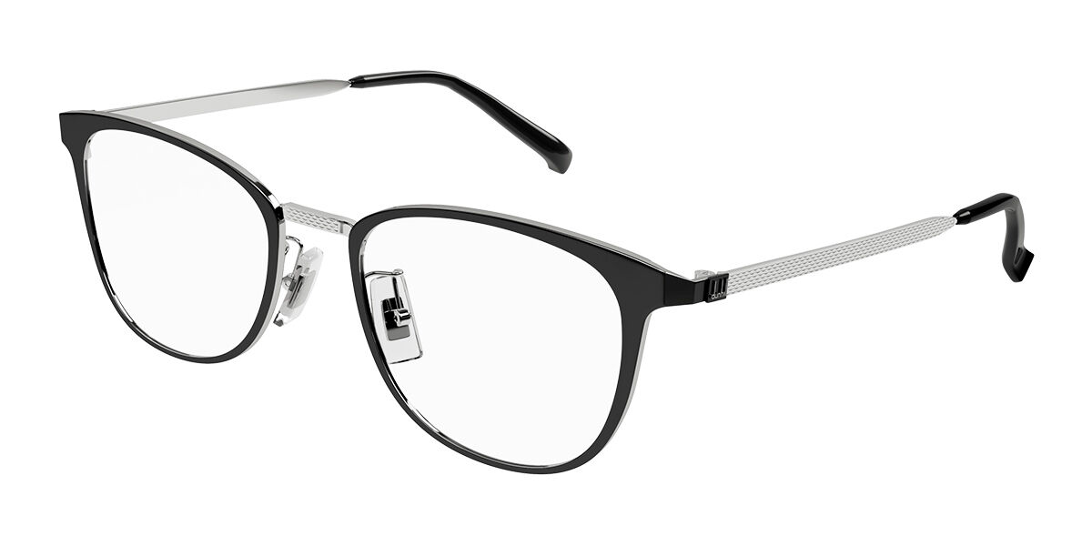 Image of Dunhill DU0041OA Formato Asiático 002 Óculos de Grau Pretos Masculino BRLPT