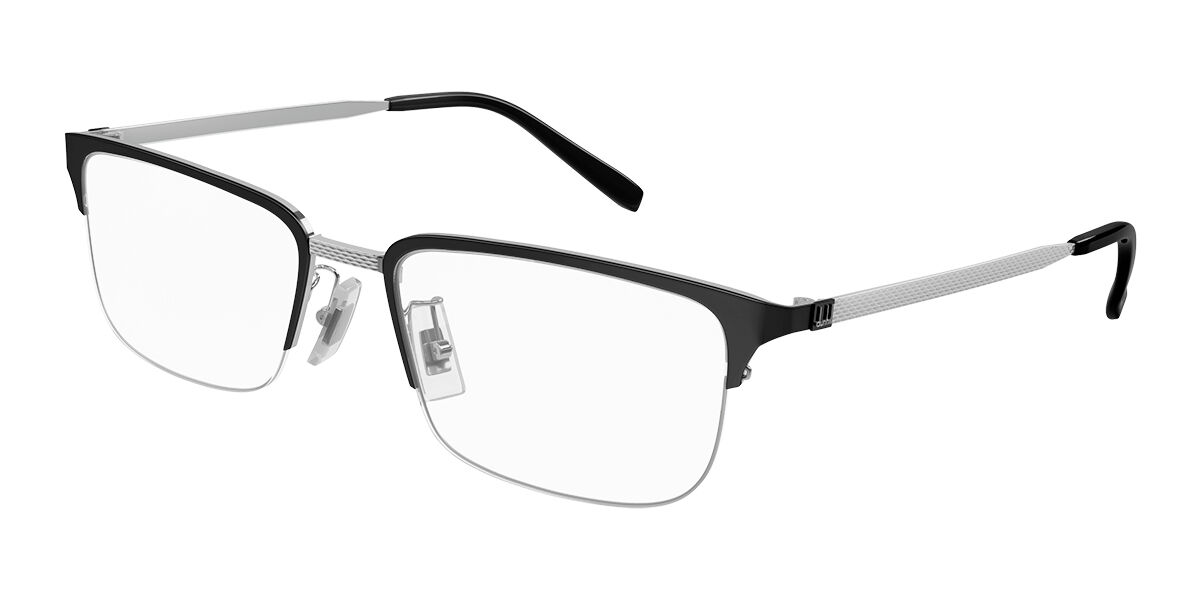 Image of Dunhill DU0043OA Formato Asiático 002 Óculos de Grau Pretos Masculino BRLPT